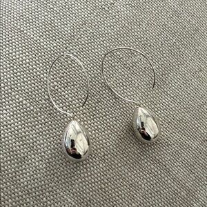 Silpada Wire Drop Silver Earrings